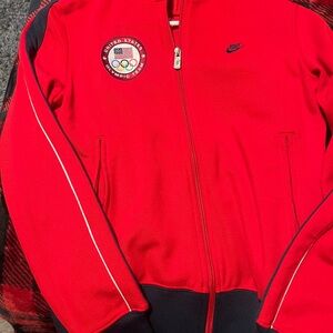 Nike Red Olympic Team Jacket